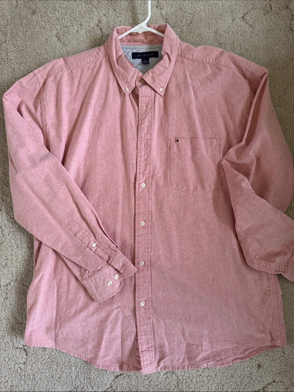 Tommy Hilfiger Soft Pink Button-Down Shirt